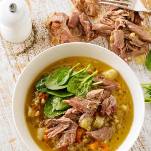 Veal Shank Barley Soup Recipe by Monday Morning Cooking Club