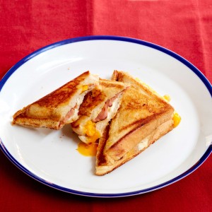 Bacon and Egg Jaffle 