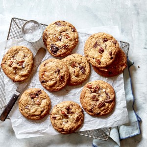 Brown Butter, Caramel and Chocolate Cookies