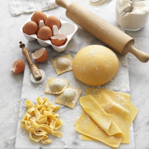 Homemade pasta dough without a machine